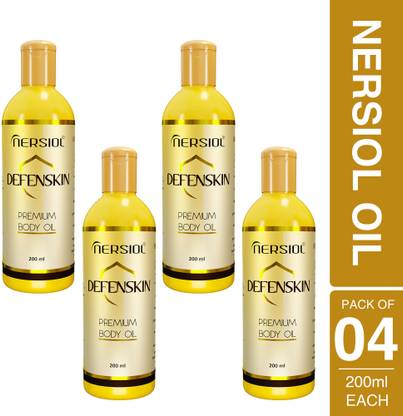 Nersiol Defenskin Premium Body Massage Oil | Hydrating, Anti-Aging & Glow Boosting