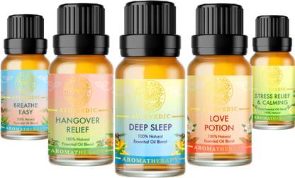 Divine Aroma Blend's Discovery Combo Pack 100% Pure & Natural Blends Essential Oil Combo