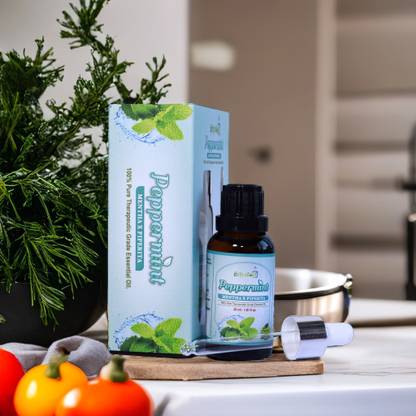 Edysian Peppermint Essential Oil 100% Natural For Skin, Hair, Massage And Aromatherapy