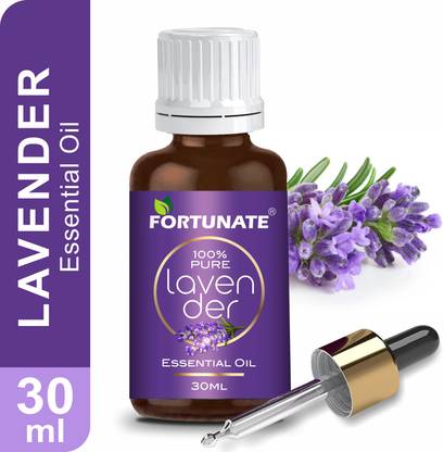 FORTUNATE Pure & Natural Lavender Essential Oil, Undiluted for Skin, Hair and Aromatherapy