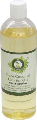 R V Essential Pure Coconut Carrier Oil- Cocus Nucifera (100% Pure and Natural Cold Pressed)