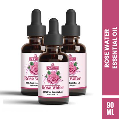 Cassidy ROSE WATER ESSENTIAL OIL PACK OF 3