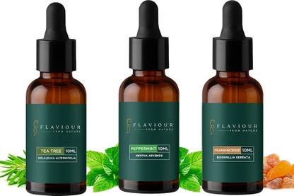 Flaviour Detox & Cleanse Essential Oil Combo (Tea Tree, Peppermint, Frankincense)