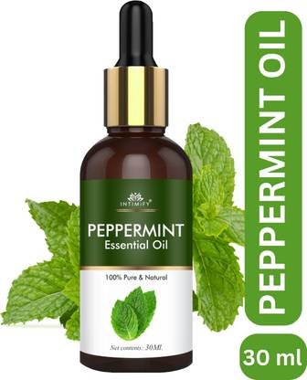 INTIMIFY Peppermint Essential Oil for Skin, Hair Fall, and Scalp Aromatherapy, Headache