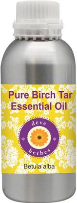 deve herbes Pure Birch Tar Essential Oil 1250ml (Betula alba) 100% Natural Therapeutic Grade Steam Distilled