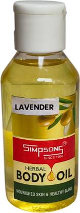 Simpsons Lavender Herbal Body Oil | Unisex | Moisturizing and Healthy Skin 100 ml