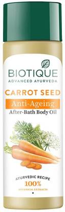 BIOTIQUE Bio Carrot Seed Anti Aging After Bath Body Oil
