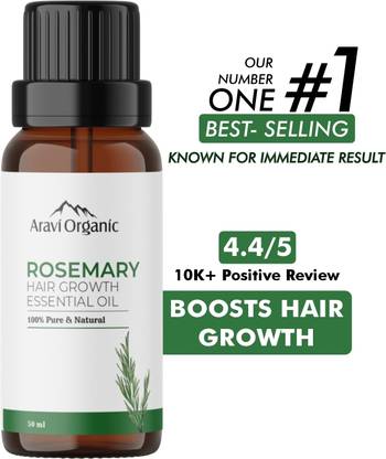 Aravi Organic 100 % Pure And Natural Rosemary Essential Oil for Hair Growth & Nourishment