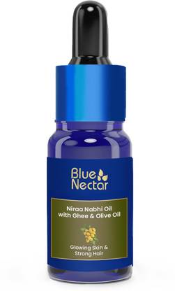 Blue Nectar Nabhi Oil with Ghee & Olive Oil | Belly Button Oil for Glowing Skin &Strong Hair