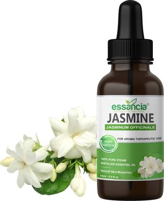 essancia Jasmine Essential Oil for Skin, Hair Care & Aromatherapy - Pure & Natural