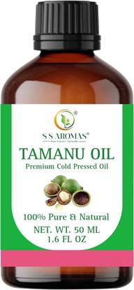 S S AROMAS Natural Tamanu Oil/Cold Pressed/Face & Body Moisturizer/For Smoothing & Healing