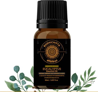 Bodhichitta Eucalyptus Essential Oil 100% Pure & Natural for Cough, Colds & Clear Breathing