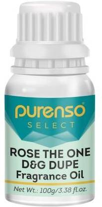 PURENSO Fragrance Oil - Rose The One Dupe, 100g I Aroma/Perfume Oil For Soaps, Diffusers
