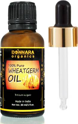 DONNARA organics 100% Pure Wheatgerm oil- Natural & Undiluted(30 ml)