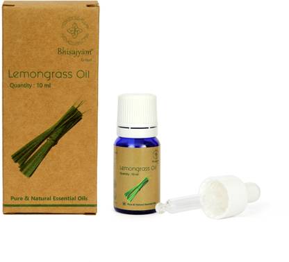 Bhisajyam Lemongrass Oil | 100% Pure, Natural & Undiluted Essential Oil