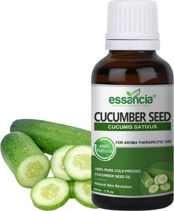 essancia Hydrating Cucumber Seed Oil: Skin Moisturizing, Aromatherapy, Massage, Cooling.