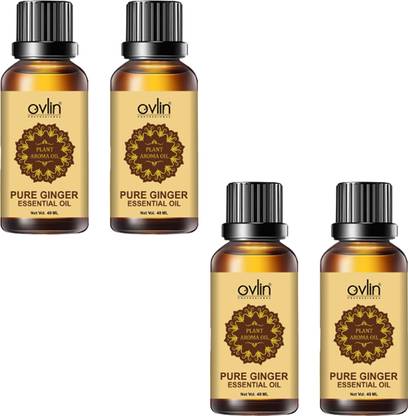 OVLIN PROFESSIONAL Belly Fat Reduce Oil for Men & Women Weight Loss Ginger Essential Oil-40ML X PO4