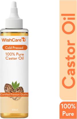 WishCare Premium Cold Pressed Castor Oil For Glowing Hair And Skin Face Wash