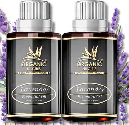 organic nilgiris Lavender Essential Oil Natural, Aromatherapy, Stress Relief, Skin & Hair Care