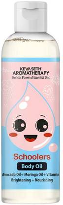 KEYA SETH AROMATHERAPY Schoolers Body Oil for School going Kids Boy & Girl Ultra-Light Body Massage Oil