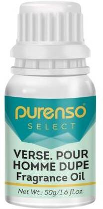 PURENSO Fragrance Oil - Vers. Pour Hom. Dupe, 50g I Aroma/Perfume Oil For Soaps, Candles