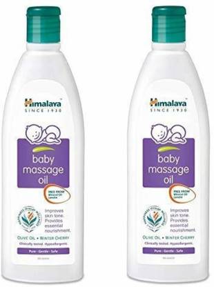 HIMALAYA Baby Body Massage Oil pack of 2 (2×200ml)