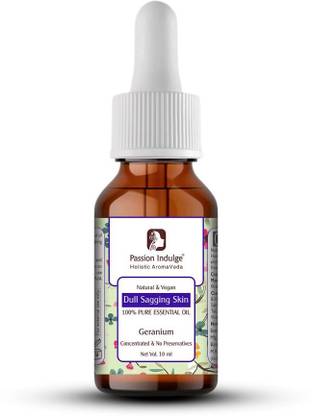 Passion Indulge Geranium Essential Oil for Anti Aging and Dull Sagging Skin - 10ml