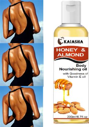 KAIASHA honey and almond oil natural body massage oils