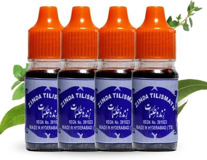 Zinda Tilismath Body Massage Oil, 10 ML (Pack of 4)