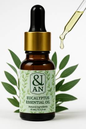 AN Essentials Eucalyptus Essential Oil 15 ML – 100% Pure, Undiluted, Therapeutic Grade