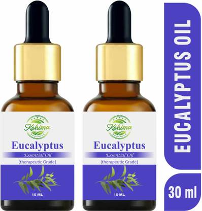 Kohima Organics Eucalyptus Essential Oil 100% Pure for Cough, Colds, Clear Breathing, Joint Pain