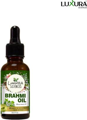 LUXURA SCIENCES Organic Brahmi Oil For hair growth, hair conditioning, dandruff and dry scalp