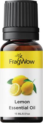FragWow Lemon Oil for Mood Boosting, Disinfecting, Detoxing, Freshen Air