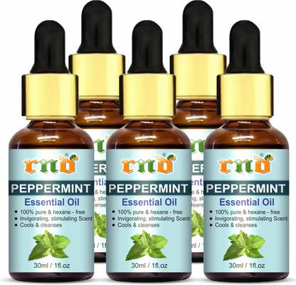 RND 100% Pure Peppermint Essential Oil - Pack of 5