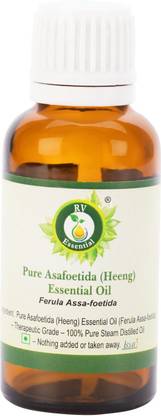 R V Essential Pure Asafoetida (Heeng) Essential Oil 5ml- Ferula Assa-foetida (100% Pure and Natural Steam Distilled)