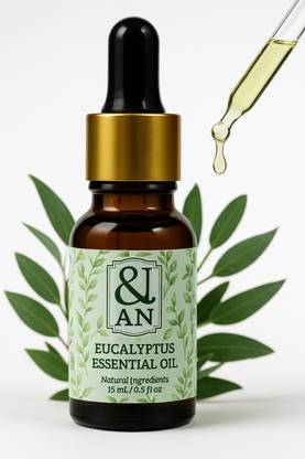 AN Essentials Eucalyptus Essential Oil 15 ML – 100% Pure, Undiluted, Therapeutic Grade