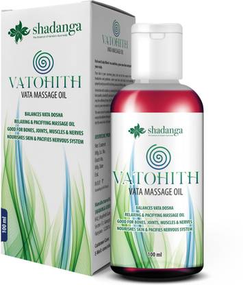 Shadanga Vatohit Massage Oil Nourishes Skin & Pacifies Nervous System Oil 100ML
