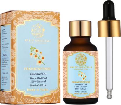 RYLLZ ESSENTIALS Frankincense Essential Oil With Glass Dropper 100 % Pure & Natural