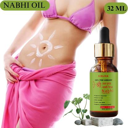 SINJHA 100% Natural And Organic Nabhi Belly Button Oil 32ml Pack of-1