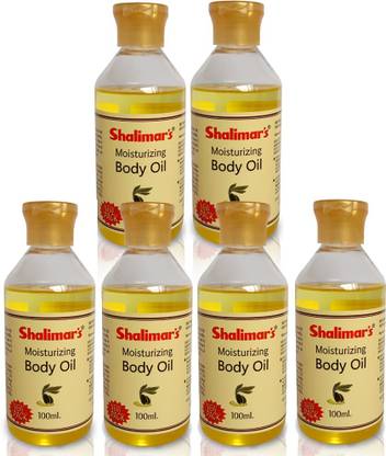 SHALIMARS Moisturizing Body Oil 100 ml pack of 6