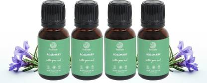 INDITALE Essential Oil for Aromatherapy, anxiety relief & Meditation|Rosemary- Pack of 04