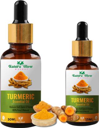 Nature Glow Herbal Turmeric Essential Oil | Stress Relief & Relaxation