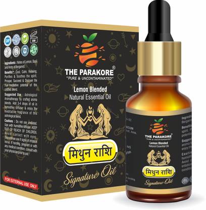 The Parakore Mithun Rashi (Gemini Zodiac) [Lemon Blended Natural Essential Oil]