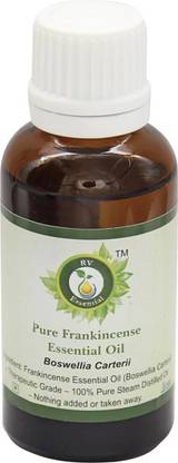 R V Essential Frankincense Essential Oil 10ml- Boswellia Carterii (100% Pure and Natural Steam Distilled)