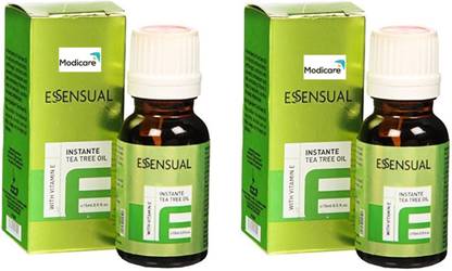 Modicare Essensual Instante Tea Tree Oil with Vitamin E (15 Ml) (Pack of 2)