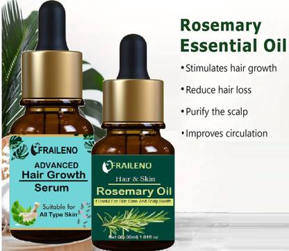 FRAILENO Rosemary Essential Oil For Hair ( Natural Hair growth oil for Anti-Dandruff