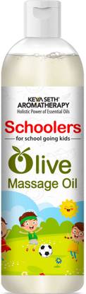 KEYA SETH AROMATHERAPY Schoolers Olive Kids & Baby Massage Oil Soft, Non-Sticky Skin & Hair Nourishment