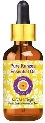 deve herbes Pure Kunzea Essential Oil (Kunzea ambigua) Steam Distilled with Glass Dropper