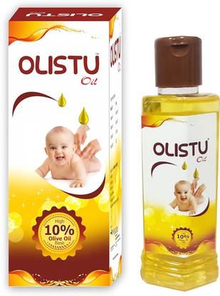 Olistu OIL For Baby, Baby Massage Oil, Skin Care | Olive Oil With Vitamins A,E,D