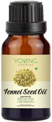 Young Chemist 100% Pure,Natural,Undiluted & Steam Distilled Fennel Seed Essential Oil | 15 ml